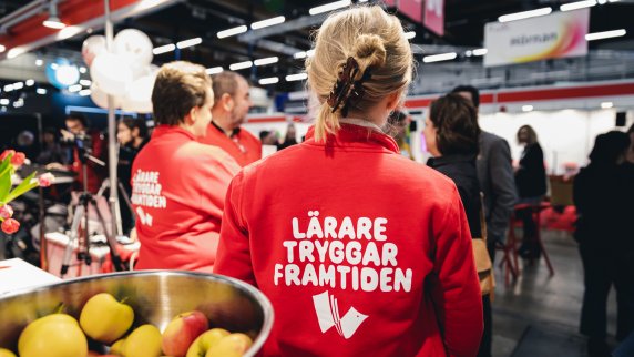 kaffeservering på Educamässan